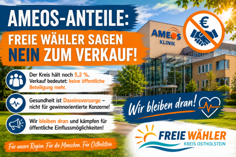AMEOS-Anteile: FREIE WÄHLER lehnen Verkauf ab